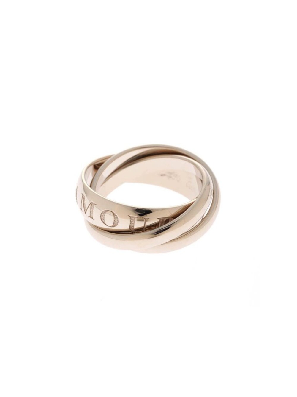 Cartier Trinity Ring 18k White Gold Silver